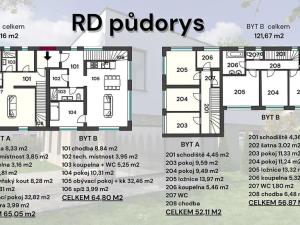 Prodej bytu 4+kk, Praha - Klánovice, Zádražanská, 120 m2