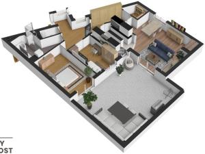 Prodej bytu 3+1, Praha - Stodůlky, Klausova, 150 m2