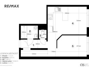 Prodej bytu 2+kk, Praha - Bohnice, Cafourkova, 38 m2