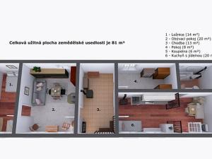 Prodej zemědělské usedlosti, Kopidlno, 81 m2