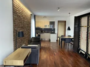 Pronájem bytu 1+kk, Praha - Nové Město, Na slupi, 52 m2