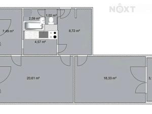 Prodej bytu 2+1, Náchod, Běloveská, 65 m2