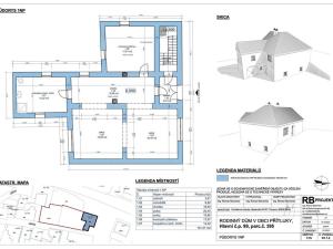 Prodej rodinného domu, Přítluky, Hlavní, 205 m2