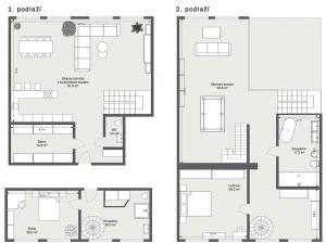 Prodej atypického bytu, Praha - Smíchov, Křížová, 428 m2