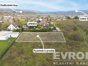 Prodej pozemku pro bydlení, Praha - Lipence, 1408 m2