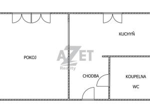 Prodej bytu 1+1, Ostrava - Zábřeh, Čujkovova, 29 m2