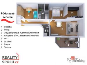 Prodej bytu 3+kk, Praha - Libeň, Heydukova, 94 m2