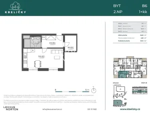 Prodej bytu 1+kk, Praha - Kbely, Hůlkova, 39 m2