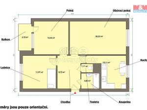 Prodej bytu 3+1, Sokolov, Spartakiádní, 66 m2