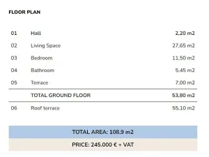 Prodej bytu 2+kk, Umag, Chorvatsko, 53 m2