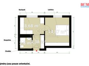 Prodej bytu 1+1, Plzeň - Lobzy, Partyzánská, 30 m2