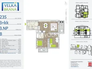 Pronájem bytu 3+kk, Horoměřice, T. G. Masaryka, 90 m2