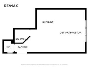 Pronájem bytu 1+kk, Praha - Modřany, Vojtova, 28 m2