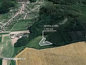 Prodej podílu pole, Sentice, 2703 m2