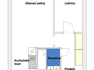 Pronájem bytu 2+kk, Praha - Chodov, Jarníkova, 45 m2