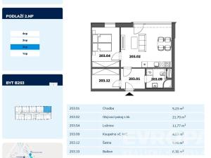 Pronájem bytu 2+kk, Vrchlabí, Labská, 57 m2