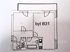 Pronájem bytu 2+kk, Písek - Pražské Předměstí, Topělecká, 52 m2