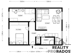 Prodej bytu 3+kk, Strážovice, 63 m2