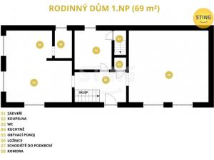 Prodej bytu 3+kk, Vojtěchov, 70 m2