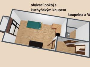 Pronájem bytu 1+kk, Kostelec nad Orlicí, Proškova, 30 m2