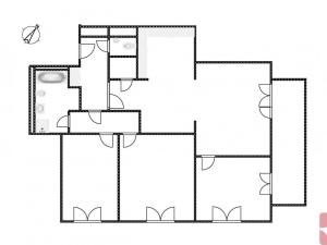 Pronájem bytu 4+kk, Praha - Stodůlky, Jeremiášova, 125 m2