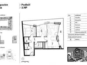 Prodej bytu 3+kk, Praha - Smíchov, Toyen, 73 m2