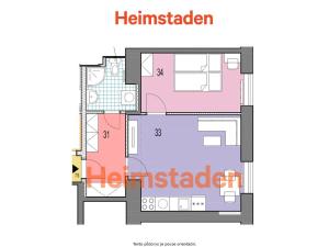 Pronájem bytu 2+kk, Havířov - Město, Hlavní třída, 37 m2