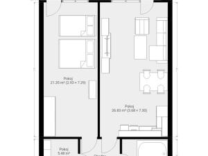 Pronájem bytu 2+kk, Brno - Veveří, Lidická, 70 m2
