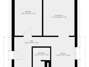 Pronájem bytu 2+kk, Praha - Michle, Na úlehli, 40 m2