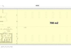 Pronájem skladu, Chýně, Družstevní, 600 m2