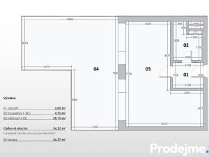 Prodej bytu 1+kk, Praha - Strašnice, Štěchovická, 36 m2