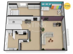 Prodej bytu 3+1, Hranice, Husitská, 73 m2