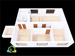 Prodej bytu 3+1, Nová Bystřice, Rybní, 90 m2