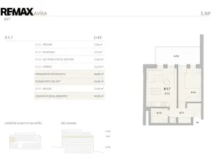 Prodej bytu 2+kk, Brno, Antonína Slavíka, 54 m2
