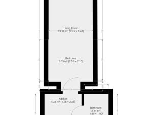 Pronájem bytu 1+1, Praha - Žižkov, Seifertova, 18 m2