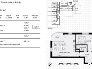 Prodej bytu 2+kk, Olomouc, Loudova, 55 m2