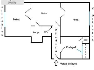 Prodej bytu 2+1, Praha - Strašnice, V olšinách, 79 m2