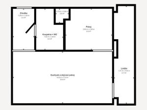 Pronájem bytu 1+1, Most, Brněnská, 35 m2