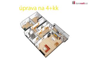 Prodej bytu 3+1, Praha - Košíře, náměstí Josefa Machka, 166 m2