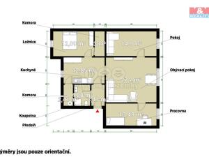 Prodej bytu 4+1, Karlovy Vary - Dvory, Na Průhoně, 93 m2