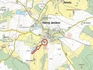 Prodej zahrady, Větrný Jeníkov, 3601 m2