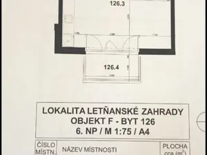 Pronájem bytu 1+kk, Praha - Letňany, Kadečkové, 39 m2