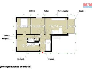 Prodej bytu 3+1, Bezdružice, Na Sídlišti, 60 m2