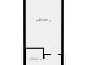 Pronájem bytu 1+kk, Praha - Žižkov, Šrámkové, 36 m2