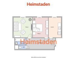 Pronájem bytu 2+1, Ostrava - Poruba, Havanská, 55 m2