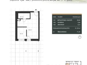 Prodej bytu 1+kk, Brno, Pražákova, 31 m2