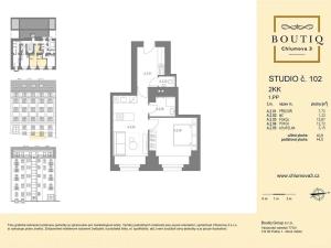 Prodej bytu 2+kk, Praha - Žižkov, Chlumova, 44 m2