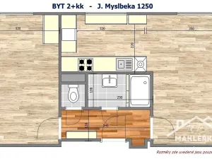 Prodej bytu 2+kk, Čáslav, J. Myslbeka, 58 m2