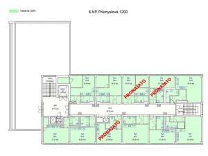 Pronájem bytu 1+kk, Hradec Králové, Průmyslová, 28 m2