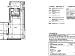 Pronájem bytu 2+kk, Praha - Libeň, Kotlaska, 56 m2